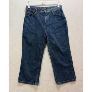 Charter Club Womens Size 6P Blue Denim Cropped Jeans Capris